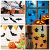 3D Halloween Wandaufkleber: Geister-, Fledermaus- und Spinnendekorationen für Wohnzimmer-Festivalszenen