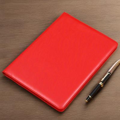 Professional A4 Leather Business Folder - Multi - Function Design for Meeting Organization and File Storage