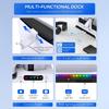 Charging Stand for NEW PS5 Slim Cooling Fan Station for DualSense/Edge Controller with RGB Light Headset Hook 3 USB Hubs