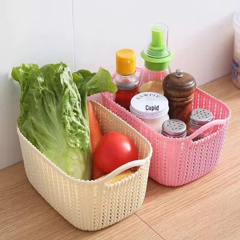 Bayou Plastic Desktop Storage Baskets - 2 Pack