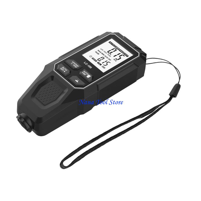 

31GJ Car Coating Thickness Meter with Large LCD Screen for Accurate Data Reading and Builtin Data Storage Function чорний