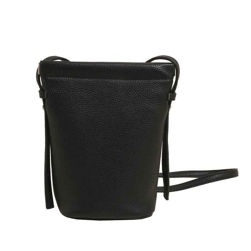 IELGY Summer One-Shoulder Fashion Solid Color Vertical Mobile Phone Bag Simple Atmospheric Cross-Body Female Bag