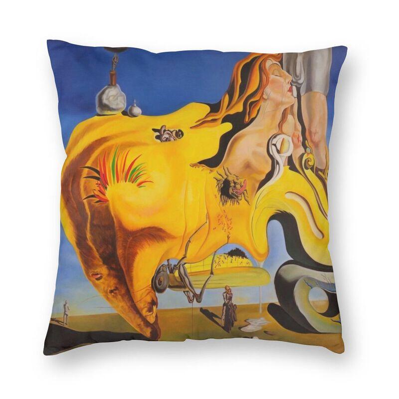 Surrealism Paintings By Salvador Dali Cushion Cover Home Decor Square Famous Art Throw Pillow Cover 45X45Cm Pillowcase For Sofa