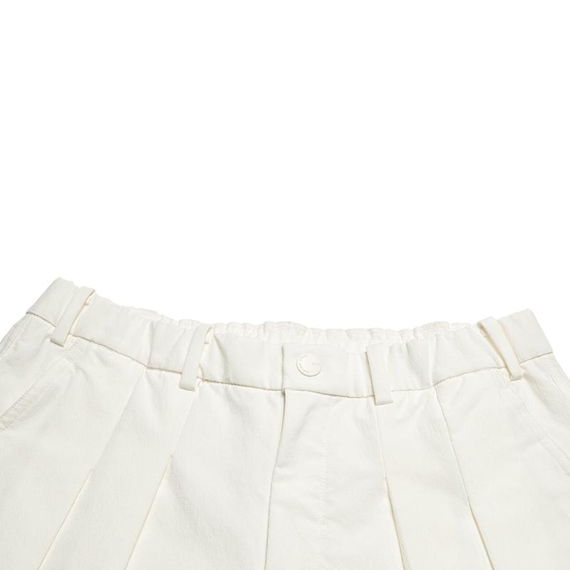 FILA Urban Explore Minimalist Fashionable Outdoor Versatile Comfortable Woven Casual Pants Women bottoms Pearl-White A11W618803FIV