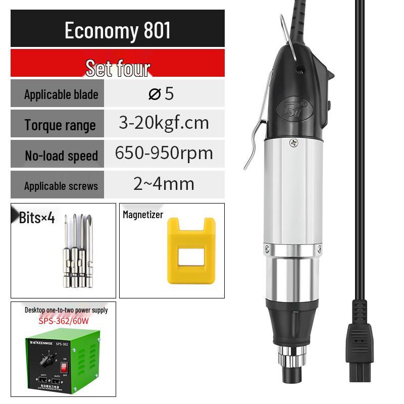 220V Electric Screwdriver for Home & Device Repair - Straight Handle for Phones & Laptops