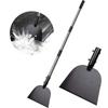Snow Shovel Flat Shovel Ice Scraper for Weeding and Ice Clearing Lightweight Design for Easy Use Rust resistant Alloy