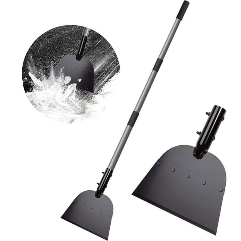 Snow Shovel Flat Shovel Ice Scraper for Weeding and Ice Clearing Lightweight Design for Easy Use Rust resistant Alloy