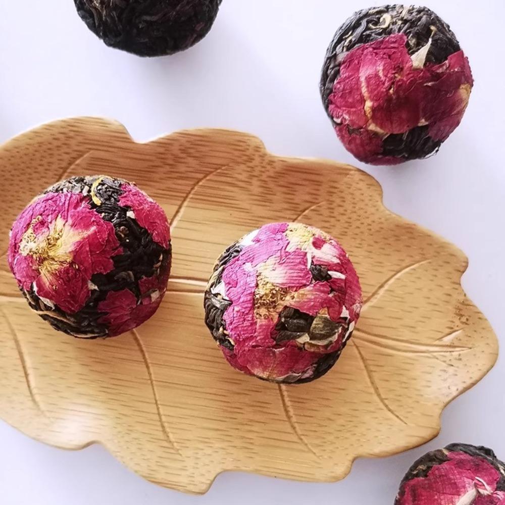 Yunnan Dianhong Tea Balls: Rose, Osmanthus, Jasmine, Chrysanthemum, Peony, Lily, Tangerine Peel & More