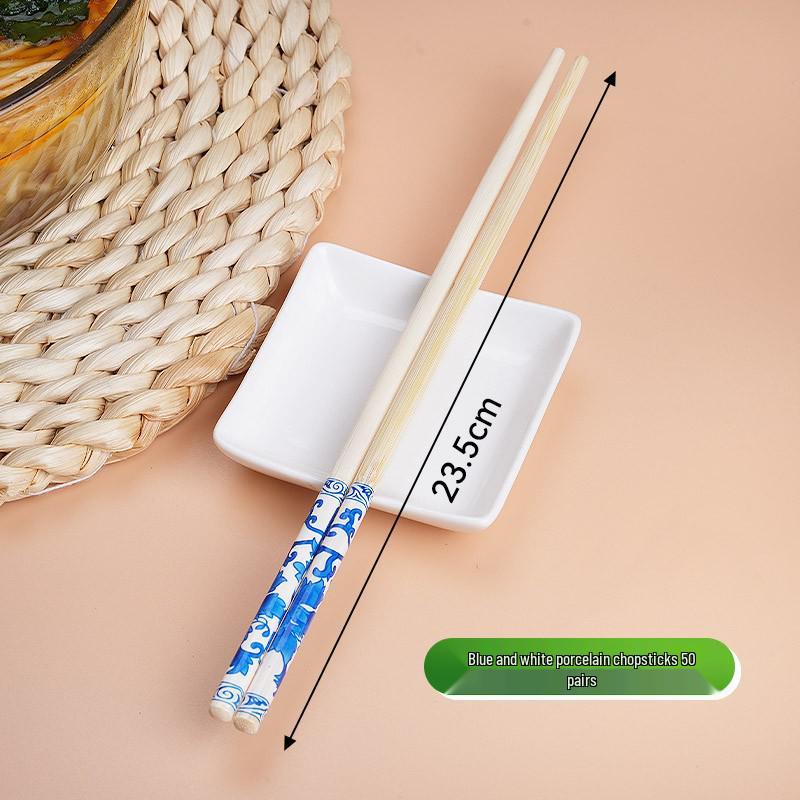 Eco-Friendly Carbonized Bamboo Chopsticks - Hygienic, Disposable & Individually Wrapped for Household and Commercial Use. Portable and Sustainable.