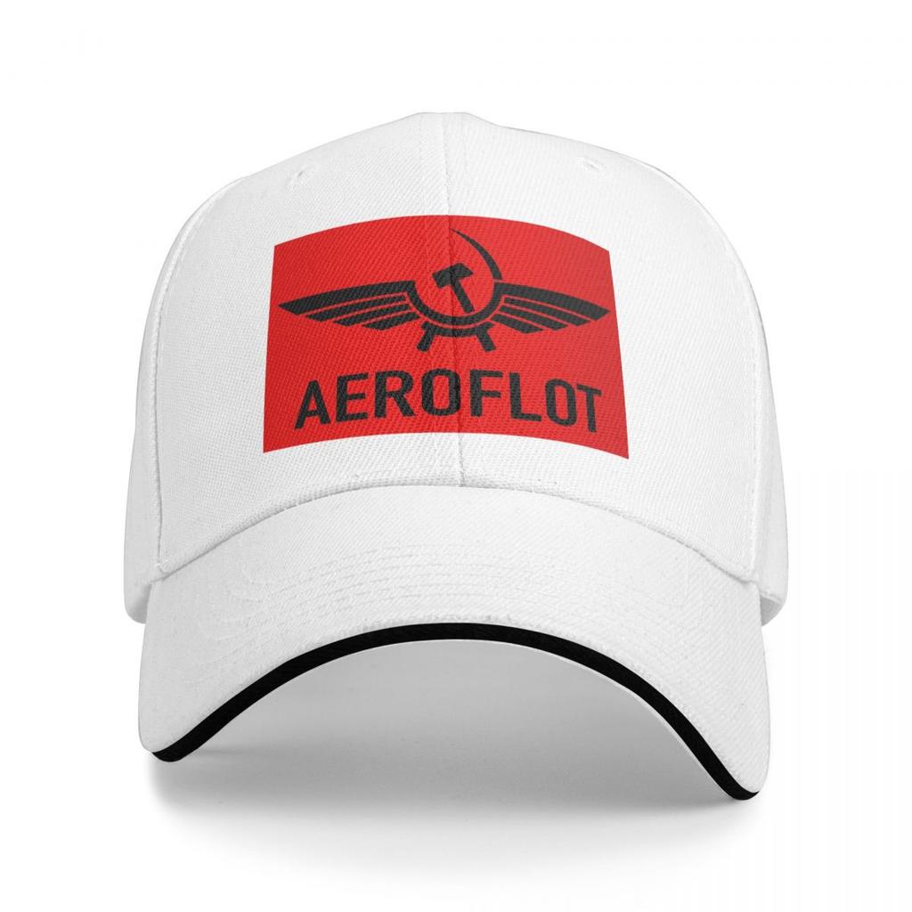 Unisex Baseball Hats Aeroflot Aviation Russe Pilote Aerospace Aviateur Streetwear Summer Sports Baseball Caps Cap Casquette Hats