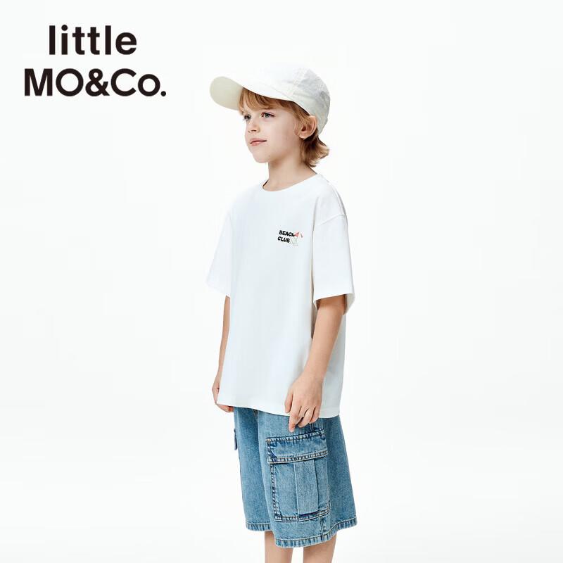 Little MO&Co. Kids  Cooling Quick-Dry Bunny Bear Print Short Sleeve T-Shirt 160
