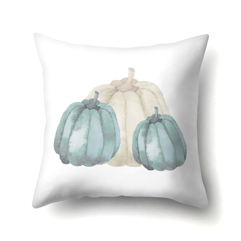 Thanksgiving Pillowcase Blessing Maple Leaf Pumpkin Sofa Cushion Cover Office Home Living Room Pillowcase