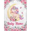 Customizable  Blanket For Kids - Name Printed Christmas  Children'S Day Birthday Gift Idea Soft Comfortable Blanket