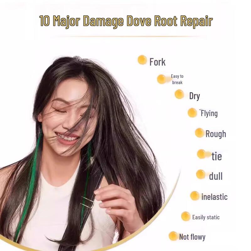 Dove Fluffy & Smooth Intensive Repair Shampoo Set