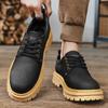 2024 Neue Herren Sicherheitsschuhe Outdoor Herren Frühling Niedrigschaft Arbeitskleidung Schuhe Herren Durchstichschutz Arbeitsschuhe Stiefel Große Kappe Lederschuhe