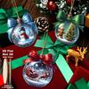 18/36Pcs Wood Xmas Tree Hangings Pendant Santa Claus Christmas Ball New Christmas Tree Ornaments