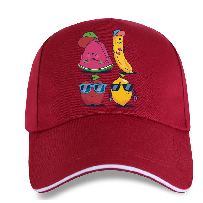 Fashion Spring Summer Baseball Cap Hip Hip Hat Men Women Adjustable Snapback Hat Cartoon Anime Banana Pomelo Printed Cap Sun Hat