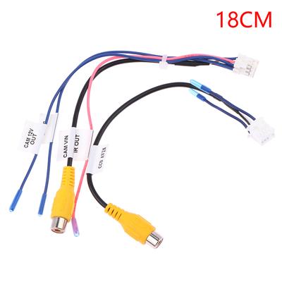 1 Pieza Para Estéreo de Coche Radio Dvd Radio Monitor Cable Conector 10 Pines Cable Adaptador RCA para Cámara de Respaldo con Visión Trasera