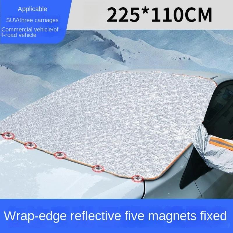 Sonnenschutz Abdeckung Auto Windschutzscheibe Schnee Sonnenschutz Wasserdichte Schutz Automobil Magnetische Abdeckung Auto Frontscheibe Abdeckung