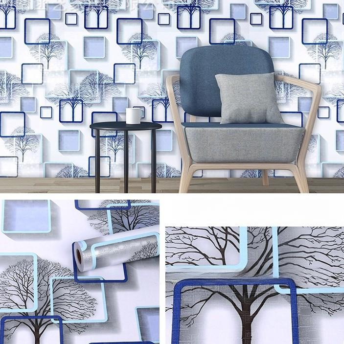 

10 м макарон чистый цвет утолщается ПВХ DIY гостиная пленка самоклеящаяся настенная бумага водостойкая настенная наклейка декоративная 0.45*10m синий