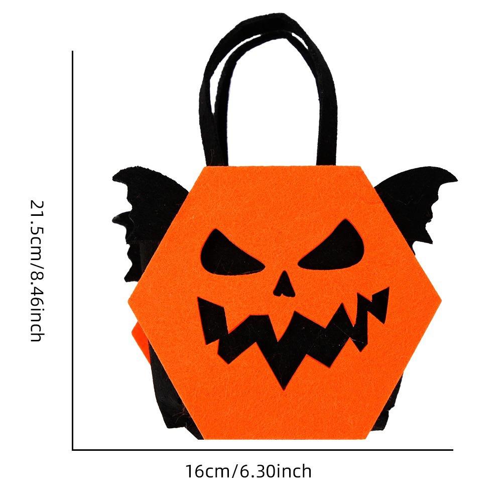 

Handheld Size Halloween Trick-or-Treat Bag Non-woven Tote Party Decorative Handbag Halloween Party Style 6