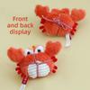 Cat Mint Cat Toy Fur-Real Crabs, Lobsters, Self-Entertaining Chew Toy with Sound Bell for Cleaning Teeth