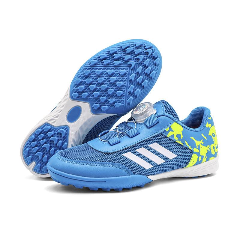 2025 new children's football shoes Velcro boys student game training shoes girls broken nail football shoes