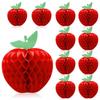 4/6PCS Dia.10cm/17.5cm Apple Garland Art Paper Red Apple Festoon  Wedding Festival