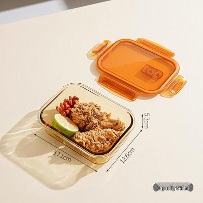 Ting Le Microwavable Borosilicate Glass Food Container