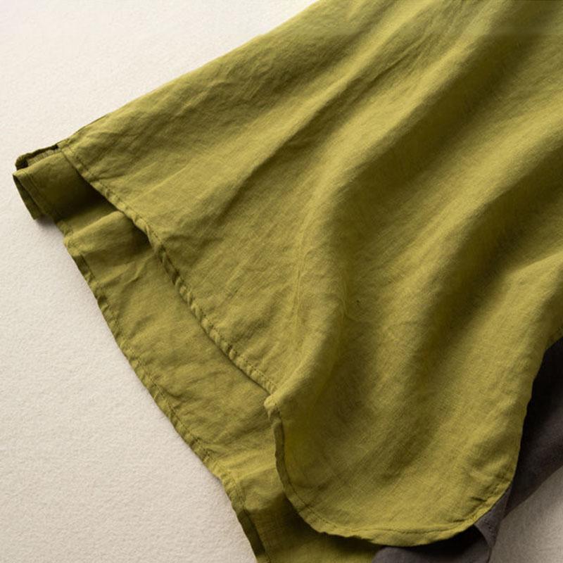 Oversize Vest Cotton Women Undershirt Sleeveless Vintage Loose Sweater Vest Linen Casual Vest