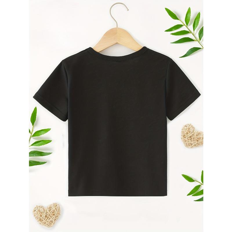 European Sizes I'M Going To Be a BIG Cartoon Pattern Print Creative Versatile Round Neck T-Shirt