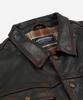 FRIZMWORKS Cowhide Storm Trucker Jacket _ Washed Brown