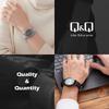 [Citizen Q & Q] Watch Q & Q, 10 ATM, Waterproof Analog Solar Watch, Nylon Strap, White Dial, H062...