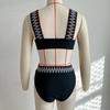 Nuovo Bikini in Pizzo a Vita Alta Due Pezzi - Stile Europeo e Americano