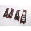 For BYD Song Plus EV DMI   Carbon Fiber Style Door Window Armrest Cover Switch Panel Trim Molding Garnish