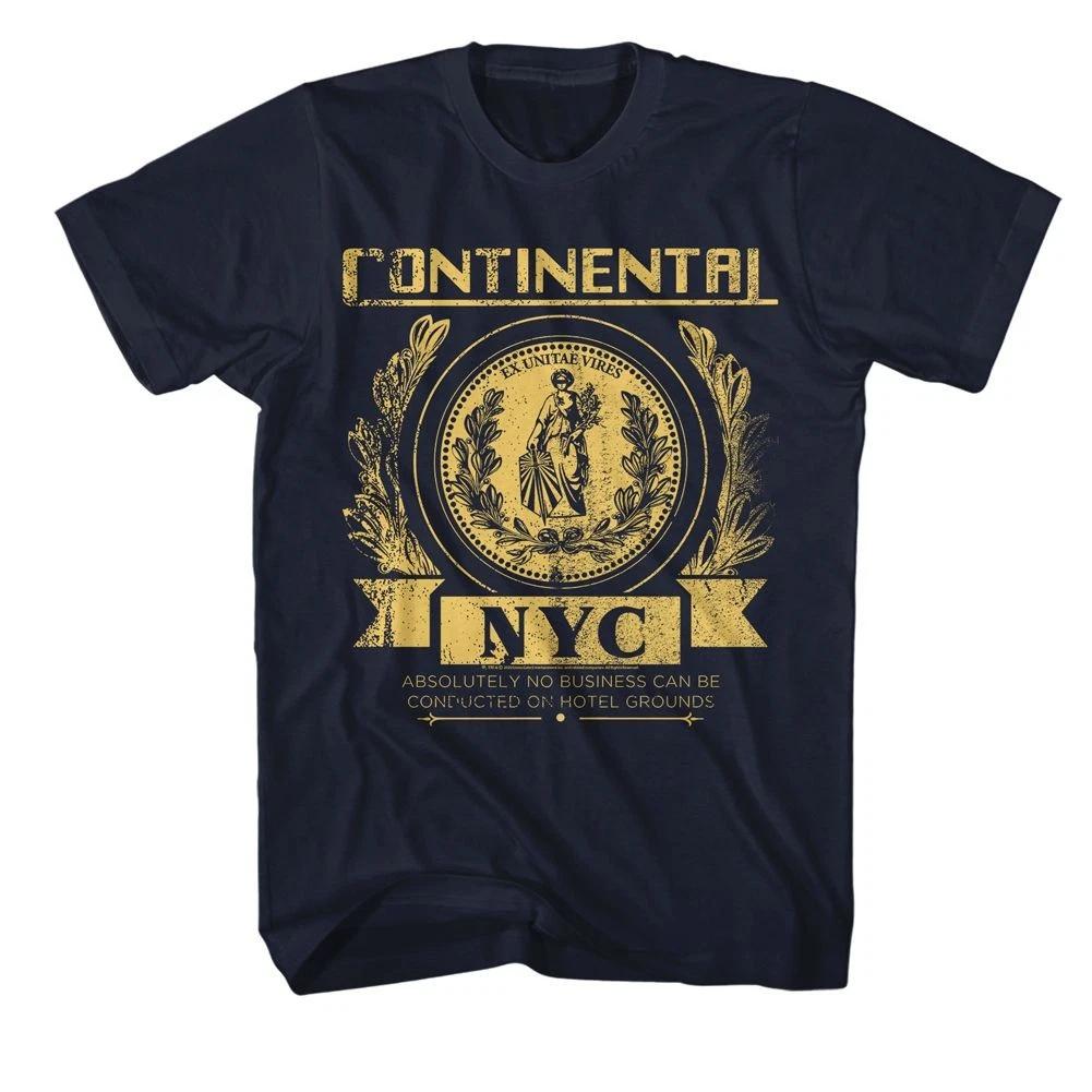 John Wick - Continental NYC - American Classics - Solid Blue Short Sleeve 100