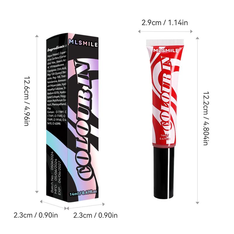 Coloration Capillaire Jetable Rouge Jaune Bleu Couleur Mèche Couleur Crème à Sourcils Usage Personnel Cosplay Salon Coiffure Accessoires de Coloration Capillaire