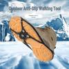 Portable 5-Tooth Gourd-Shaped Ice Cleats: Anti-Slip Shoe Covers for Winter Snow and Ice