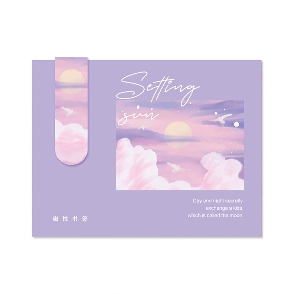 New Magnetic Bookmark Star Gift Page Markers School Office Supplies Stationery Magnetic Reading Book Mark