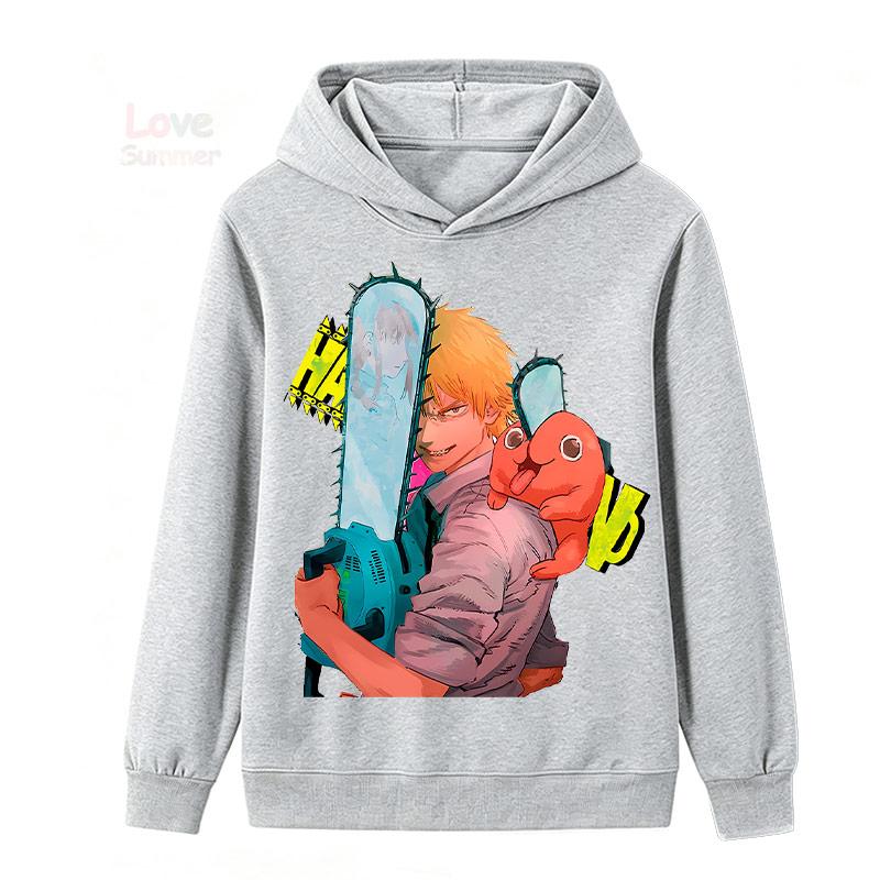 Japanese Anime Children Boys Girls Retro Hoodie Cartoon Jacket Kids Manga Coat Anime