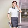TELUOMAN Damen Kurzarm Professionelle Bluse