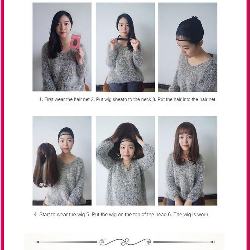 Moda europeia e americana peruca de cabelo curto feminino africano preto cabelo curto mecanismo de fibra química chapelaria