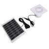 Solar Powered Exhaust Fan 6W Solar Panel and 4in Ventilation Fan for Greenhouse Chicken Coop Shed Pet House