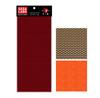 SASALABO Custom Rubber Necktie, Shine Orange CR-08