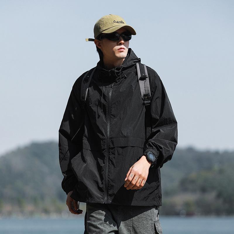 Ice Silk UV Protection Jacket - Unisex Summer Lightweight Sunproof Coat for Fishing & Outdoor Sports
