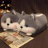 Cartoon Hamster Unicorn Animal Print Plush Warm Winter Slippers for Women Girls Soft Mute Sole Flat Indoor Cotton Home Shoes