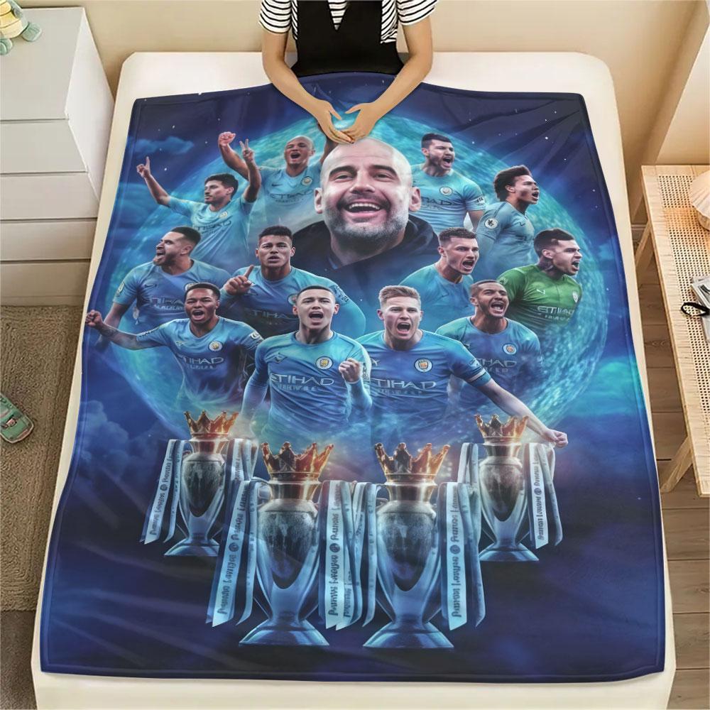 Brave MCFC Warriors Blanket, High quality Comfortable for All Seasons, Home Decor, Warmth and Comfort