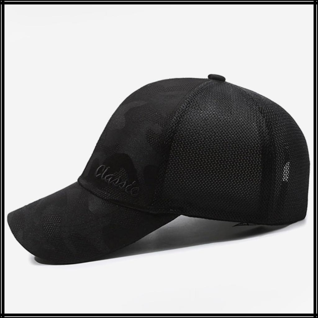 White Fang Camouflage Mesh for Casual Outdoor and CZA183 Hat/Cap Leisure, Men's Women's, (White)