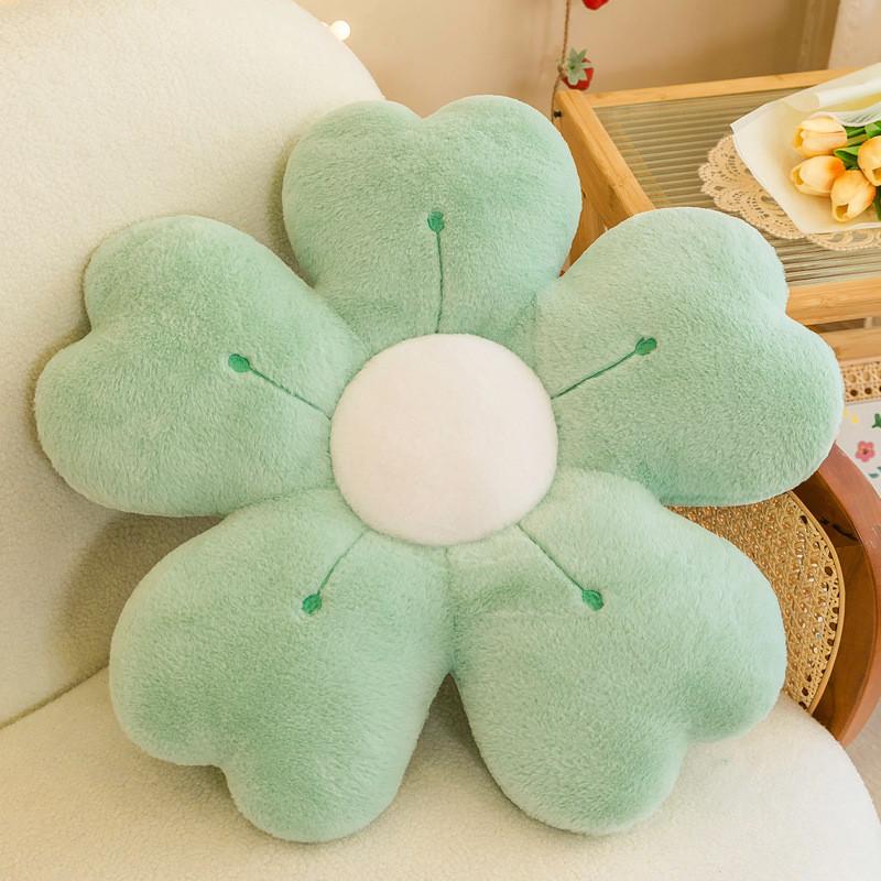 Seat Plush Daisy Cushion Flower Shape Throw Pillow Stuffed Doll Toy Window Pad