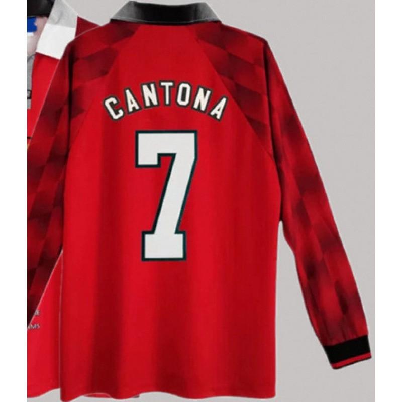 Retro Long Sleeve Soccer Jersey Football Shirt Men Women Vintage Legends Print Sports Training Top